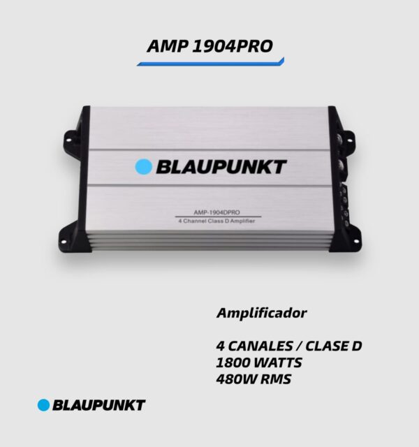 AMPLIFICADOR BLAUPUNKT AMP 1904DPRO