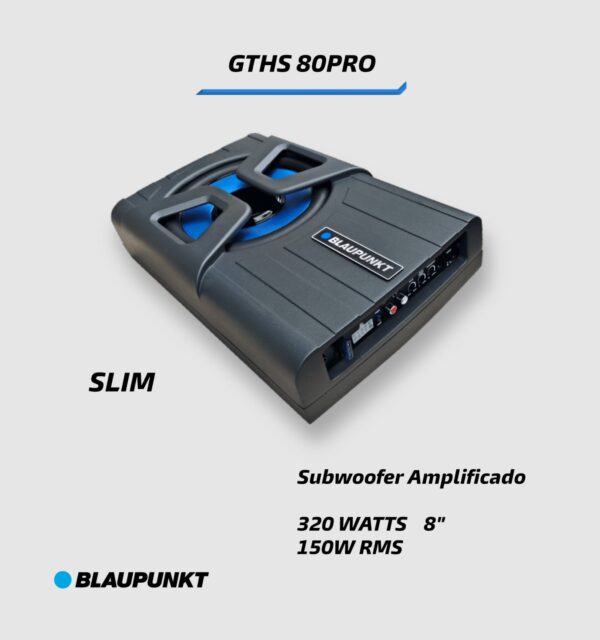 SUBWOOFER BLAUPUNKT GTHS 80PRO