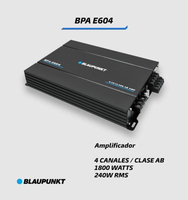 AMPLIFICADOR BLAUPUNKT BPA E604