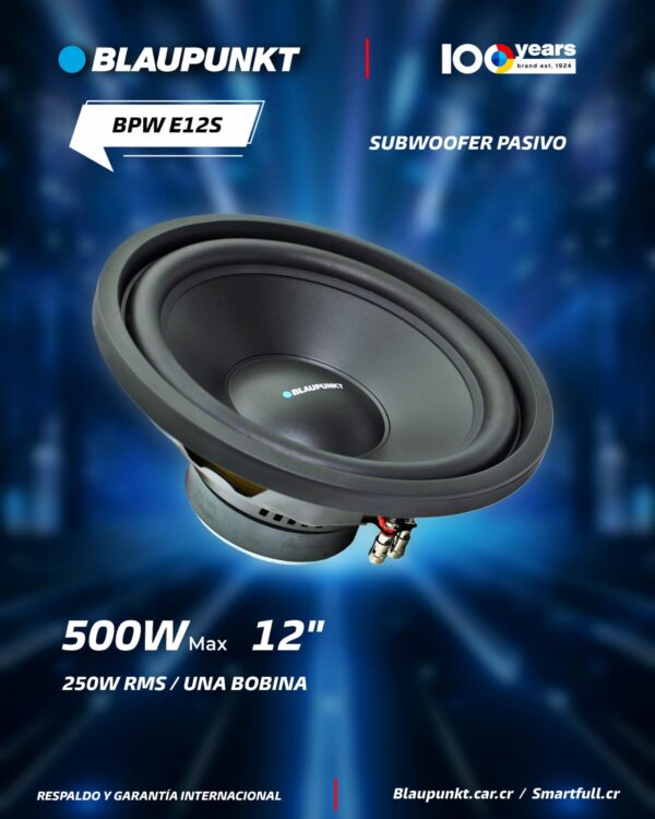 SUBWOOFER BLAUPUNKT BPW E12S