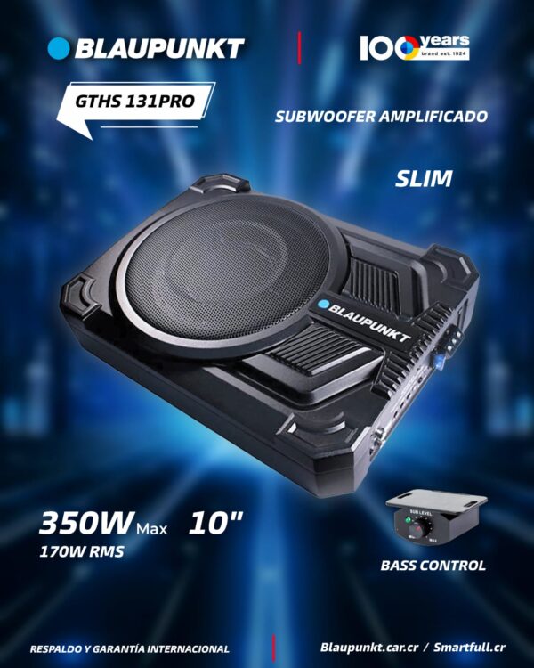 SUBWOOFER BLAUPUNKT GTHS 131PRO