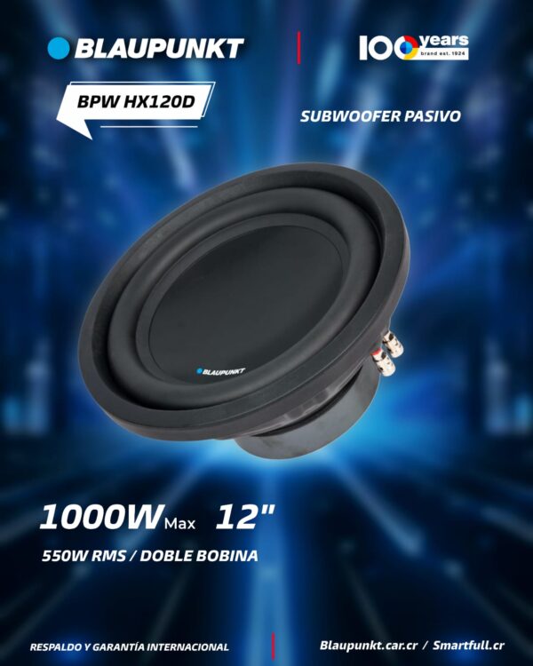 SUBWOOFER BLAUPUNKT BPW HX120D