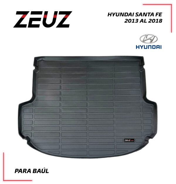 Alfombra Tipo Bandeja Hyundai Santa Fe 2013 a 2018 7 Pasajeros - Image 2