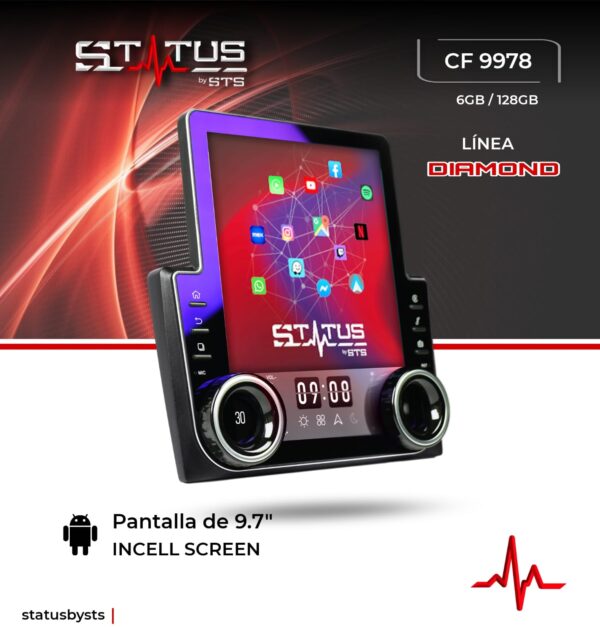 PANTALLA STATUS CF 9978