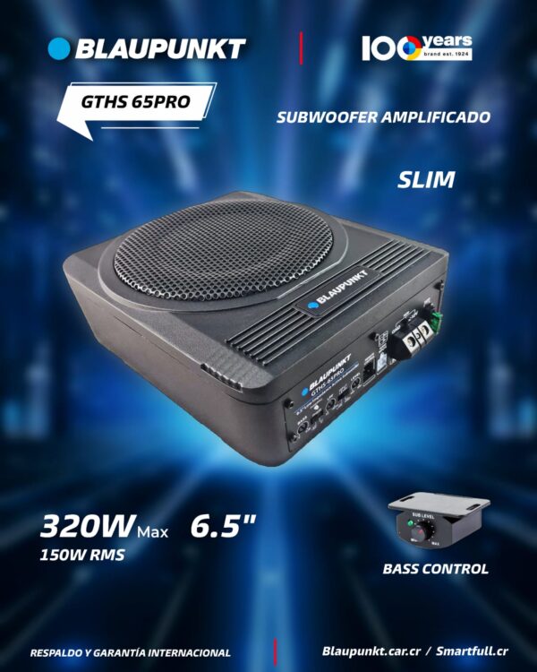 SUBWOOFER BLAUPUNKT GTHS 65PRO