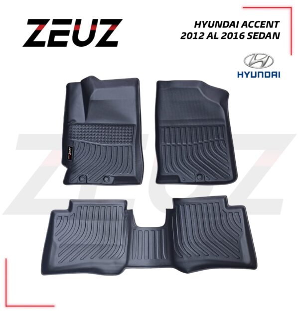 Alfombra Tipo Bandeja Hyundai Accent Sedan 2012 al 2016