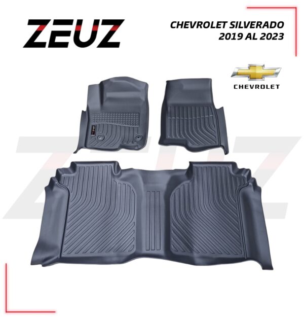 Alfombra tipo bandeja Chevrolet Silverado 2019 a 2023