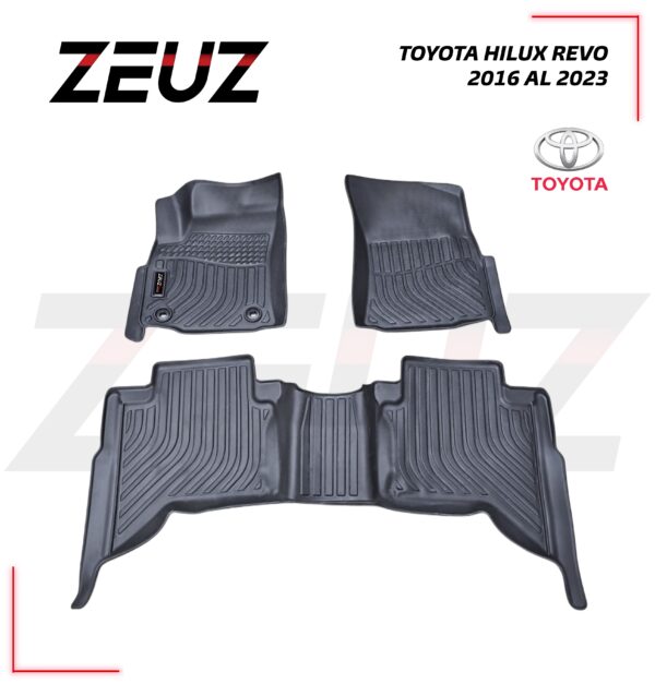 Alfombra Tipo Bandeja Toyota Hilux Revo 2016 al 2023.