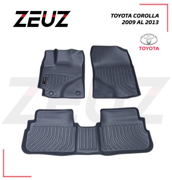 Alfombra Tipo Bandeja Toyota Corolla 2009 al 2013.