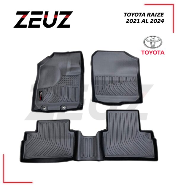 Alfombra Tipo Bandeja Toyota Raize 2021 al 2024.