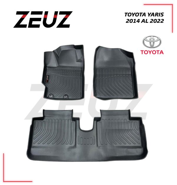 Alfombra Tipo Bandeja Toyota Yaris 2014 al 2022.