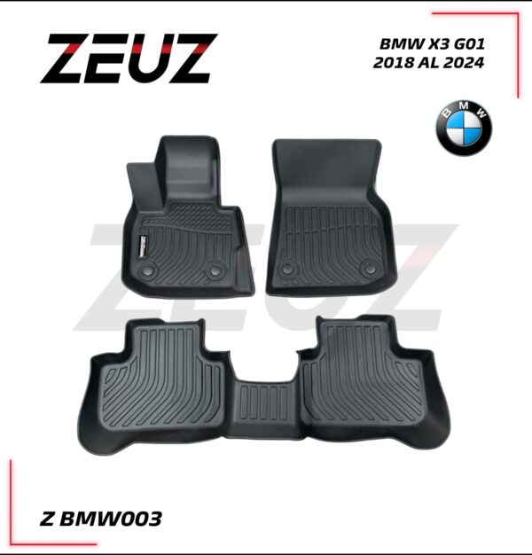 Alfombra tipo bandeja BMW X3 G01 2018 al 2024