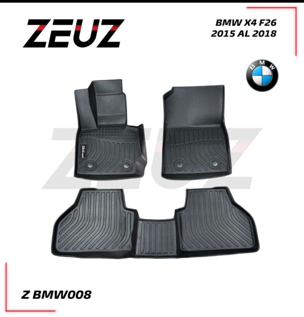 Alfombra tipo bandeja BMW X4 F26 2015 al 2018