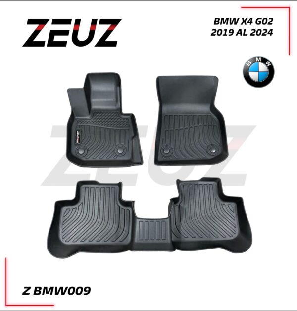 Alfombra tipo bandeja BMW X4 G02 2019 al 2024