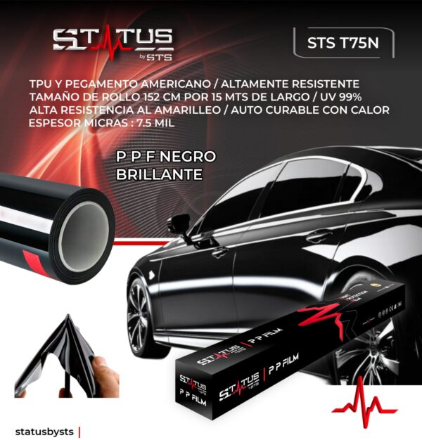 PPF Brillante Negro Status