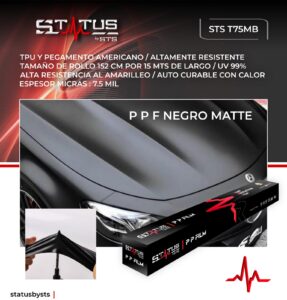 PPF Matte Negro Status