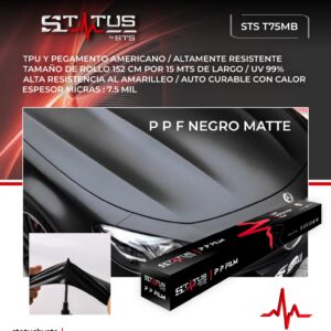 PPF Matte Negro Status