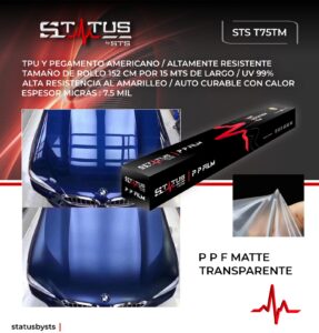 PPF Matte Transparente Status