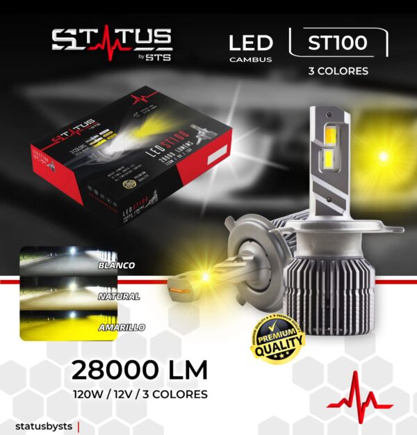 LED STATUS ST100 Para Base H4