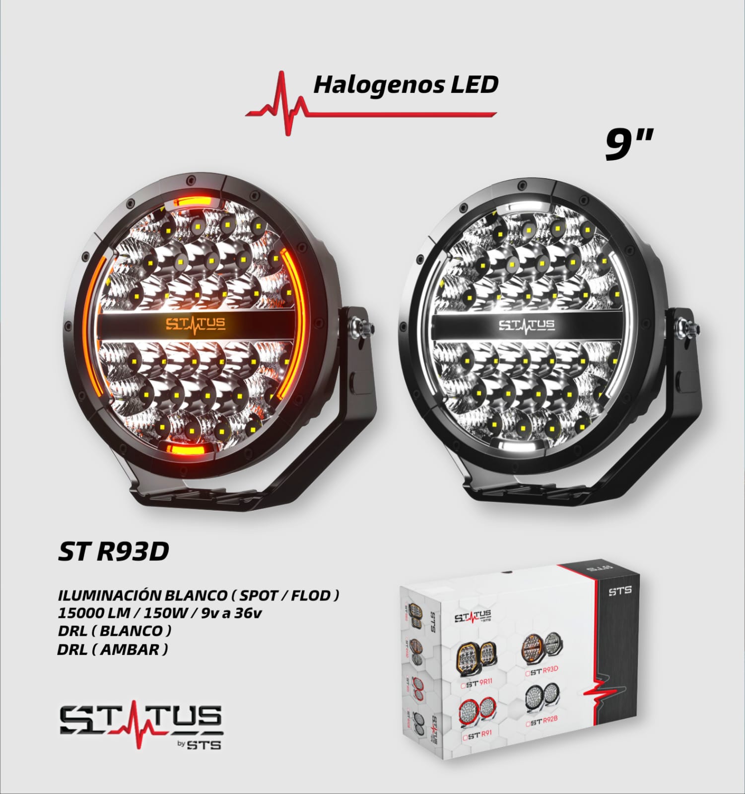 Halógenos LED Status ST R93D