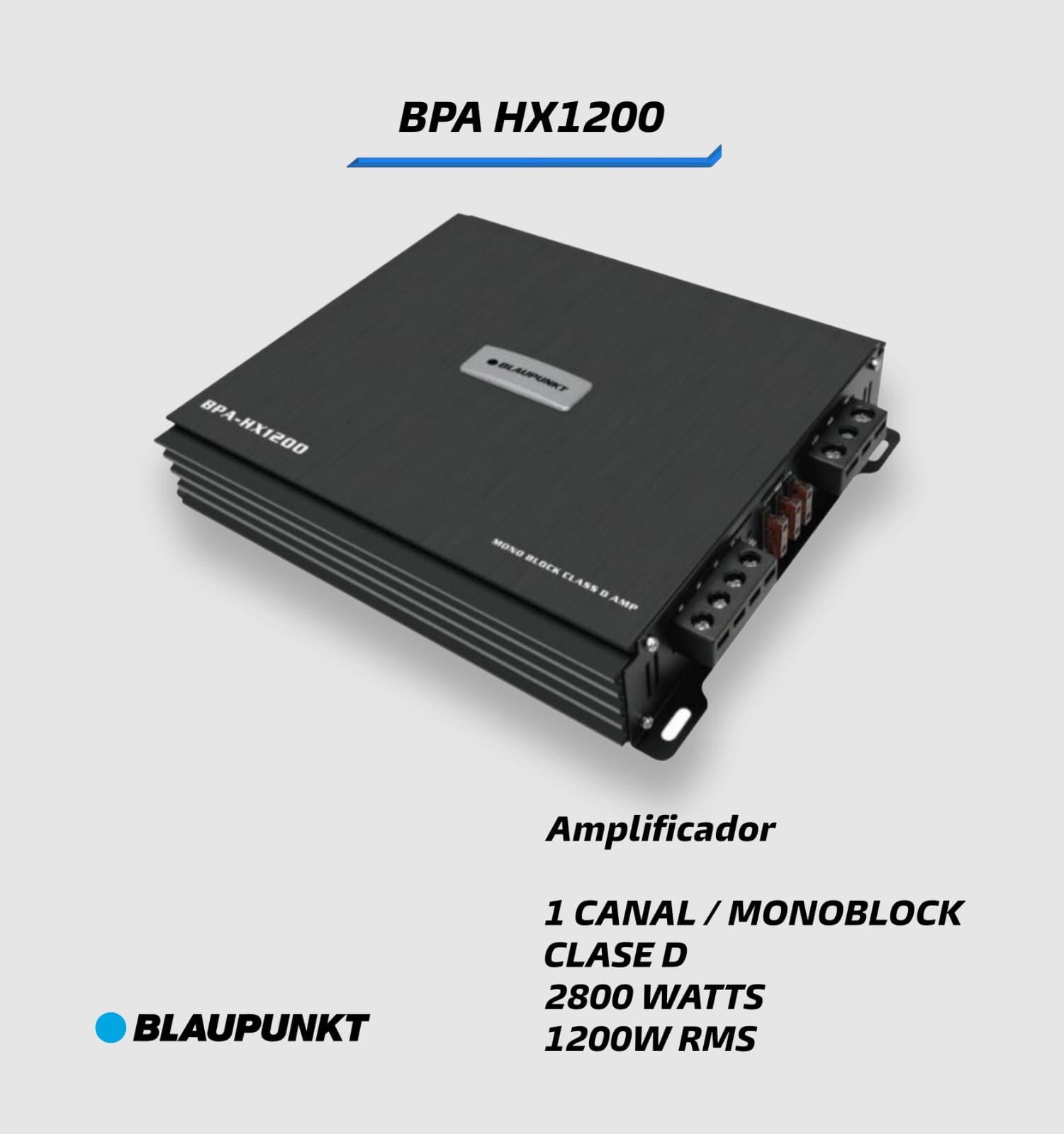AMPLIFICADOR BLAUPUNKT BPA HX1200