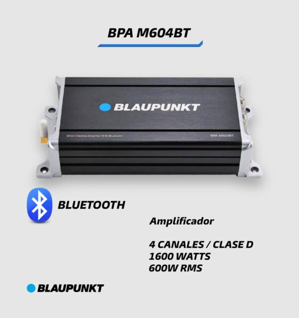 AMPLIFICADOR BLAUPUNKT BPA M604BT