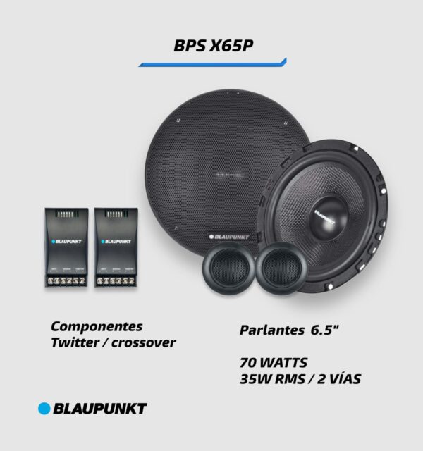 PARLANTES BLAUPUNKT BPS X65P