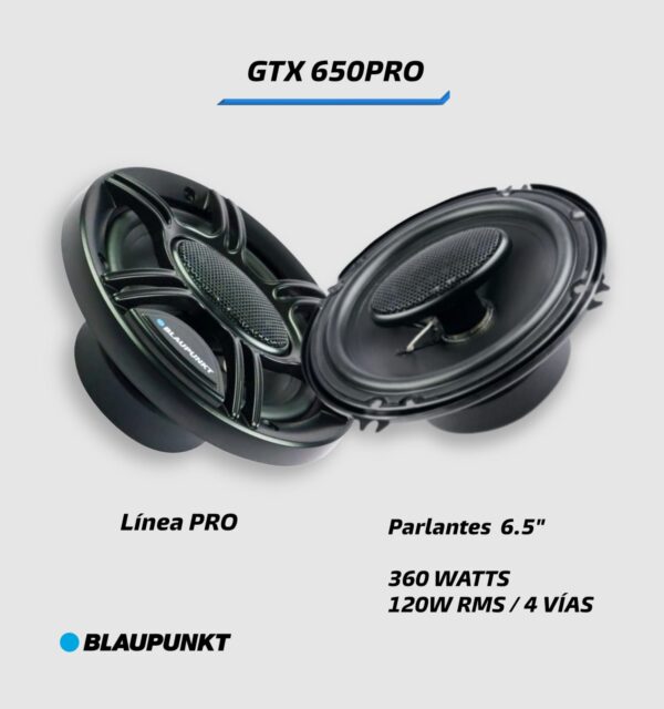 PARLANTES BLAUPUNKT GTX 650PRO
