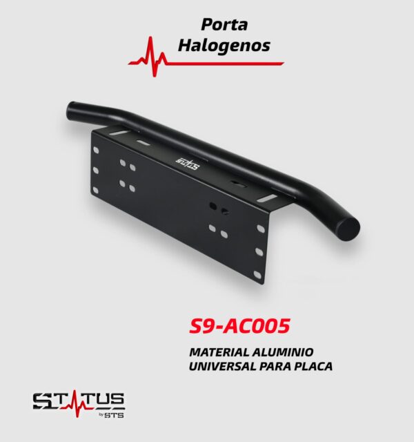 PORTA HALÓGENOS UNIVERSAL PARA PLACA STATUS