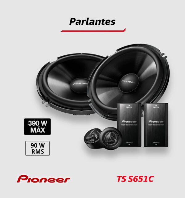 PARLANTES PIONEER TS-S651C