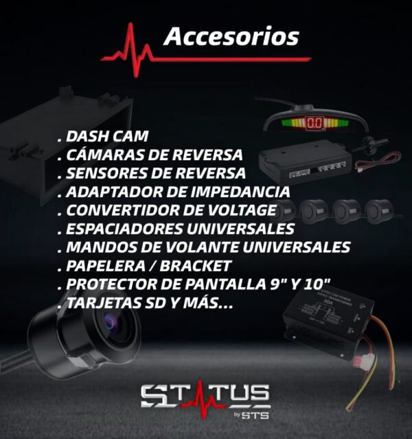 Accesorios para automovil Status