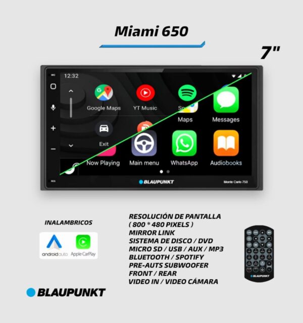 PANTALLA BLAUPUNKT MIAMI 650