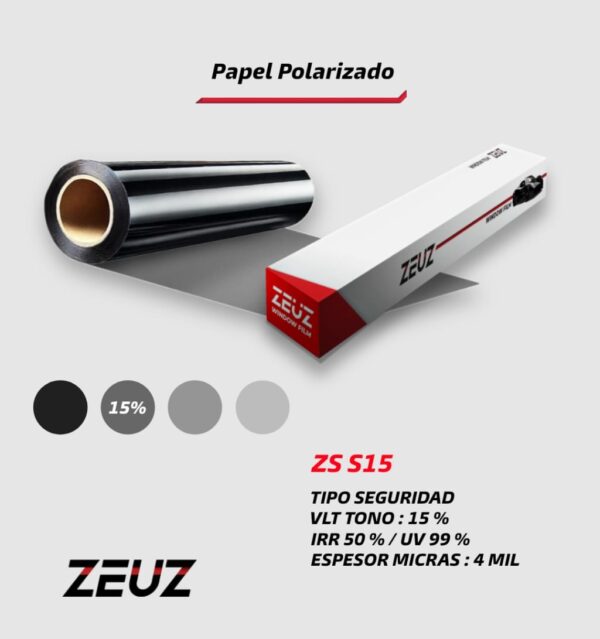 PAPEL POLARIZADO ZEUZ ZSS15