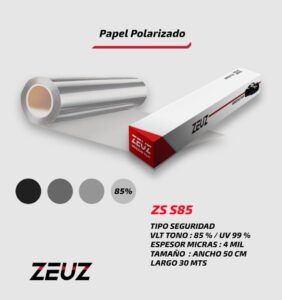 PAPEL POLARIZADO ZEUZ ZSS85