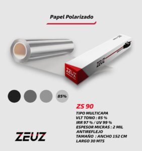 PAPEL POLARIZADO ZEUZ ZSS90