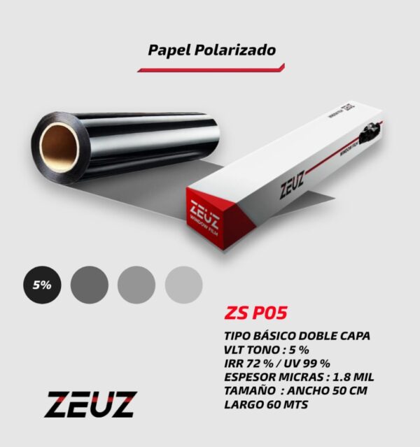 PAPEL POLARIZADO ZEUZ ZSP05