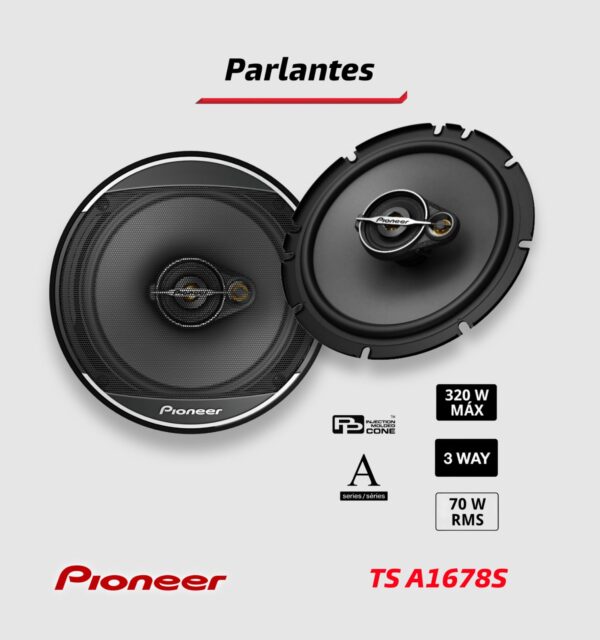 PARLANTES PIONEER TS-A1678S