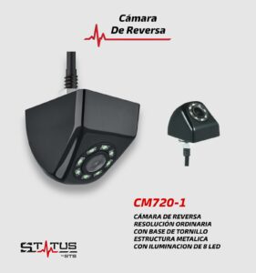 CAMARA DE REVERSA DE TORNILLO STATUS CM720-1