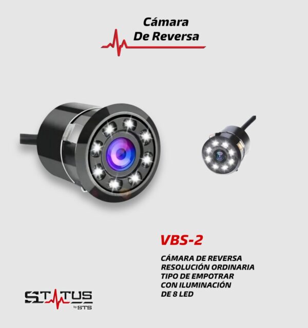 CAMARA DE REVERSA TIPO DOMO STATUS VBS-2