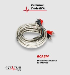 EXTENSION CABLE RCA STATUS 5M