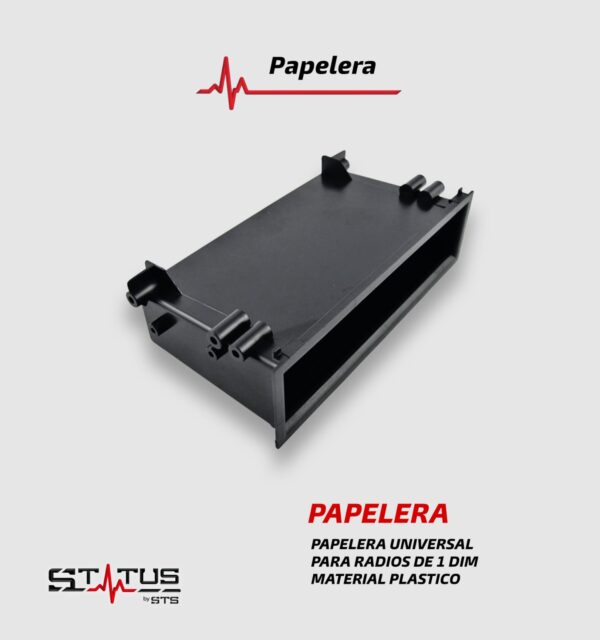 Papelera Universal Status para Radio 1 DIN